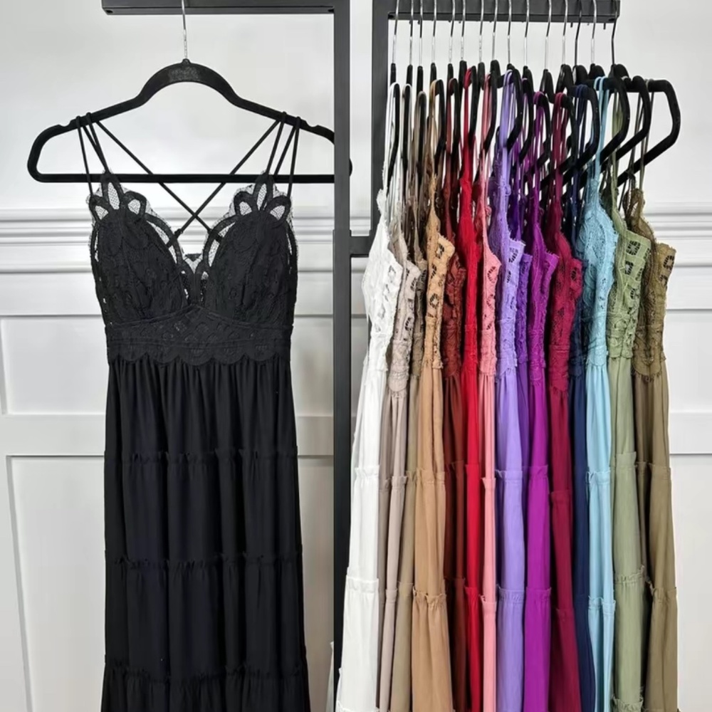 Kali Rose Black Sundress